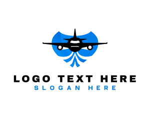 Plane Travel Destination logo