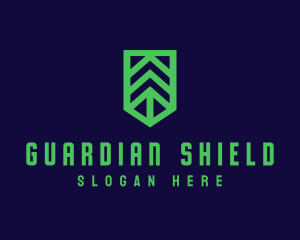 Green Arrow Shield logo design