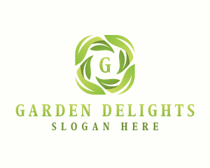 Herbal Nature Garden logo design