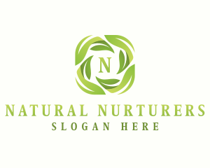 Herbal Nature Garden logo design