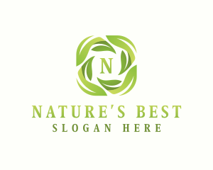 Herbal Nature Garden logo design