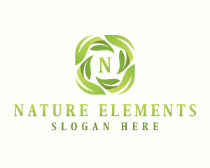 Herbal Nature Garden logo design