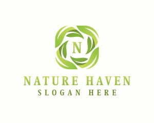 Herbal Nature Garden logo design