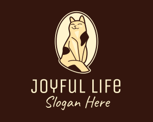 Happy Cat Portrait logo