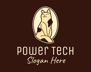 Happy Cat Portrait logo