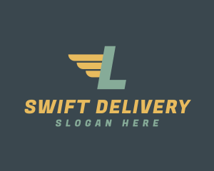 Delivery Wings Logistics logo design