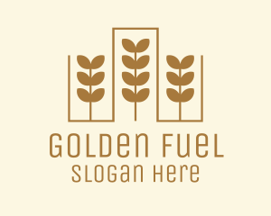 Golden Wheat Crop logo design