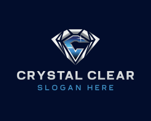 Elegant Diamond Letter C logo design