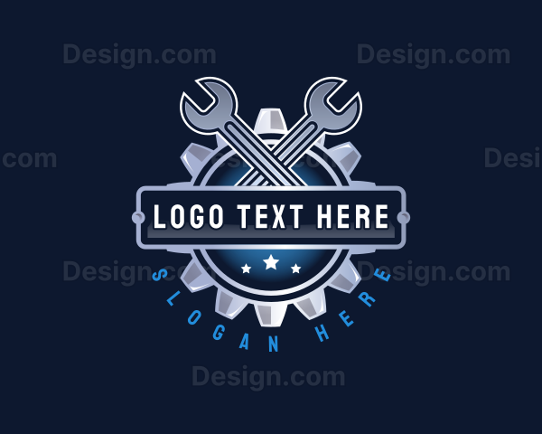 Wrench Repair Mechanic Logo