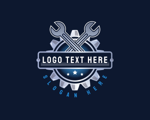 Wrench Repair Mechanic Logo