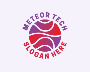 Tech Globe Sphere logo design