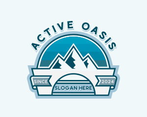 Mountain Summit Hike logo design