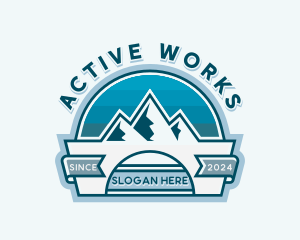 Mountain Summit Hike logo design