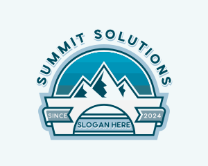 Mountain Summit Hike logo design