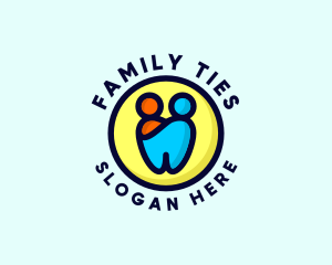 Tooth Family Dentist  logo design