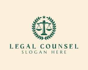 Attorney Justice Scale  logo