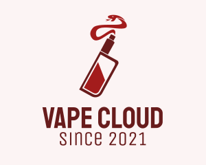 Red Snake Vape  logo design