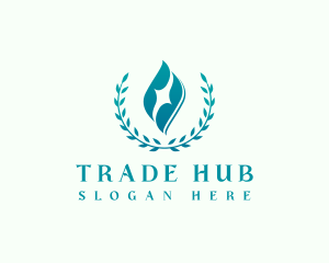 Cryptocurrency Business Trade  logo design