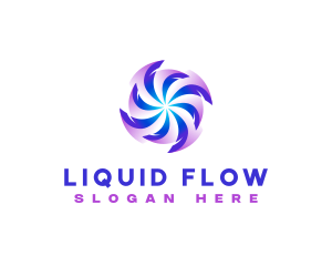 Wind Flow Exhaust logo design