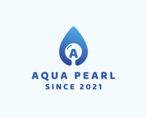 Water Droplet Plumbing logo design