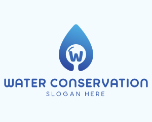 Water Droplet Plumbing logo