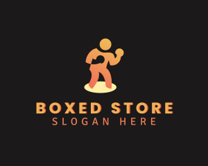 Boxing Sports Athlete logo design