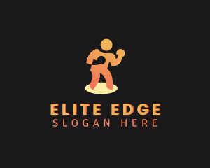 Boxing Sports Athlete logo design