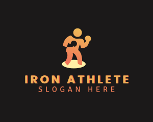 Boxing Sports Athlete logo design