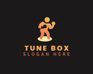 Boxing Sports Athlete logo design