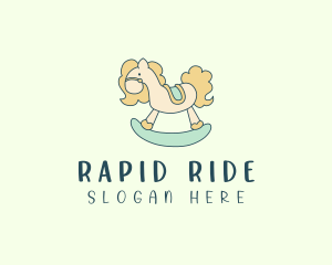 Kiddie Horse Playhouse logo design