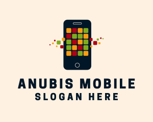 Smartphone Messaging Technology logo design