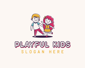 Kids Preschool Daycare logo design