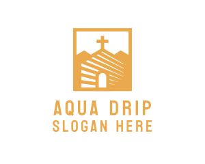 Golden Church Chapel logo design