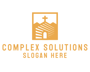 Golden Church Chapel logo design