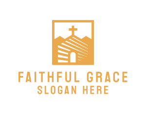 Golden Church Chapel logo design