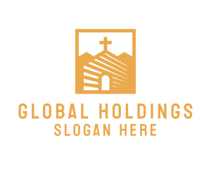 Golden Church Chapel logo design