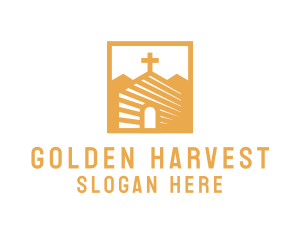 Golden Church Chapel logo design