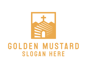 Golden Church Chapel logo design