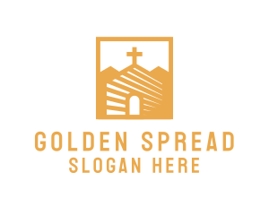 Golden Church Chapel logo design