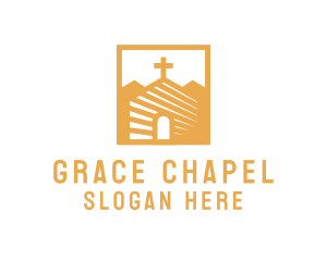 Golden Church Chapel logo design