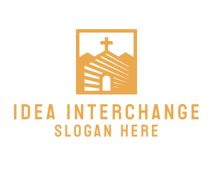 Golden Church Chapel logo design