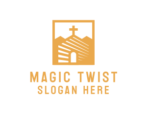 Golden Church Chapel logo design