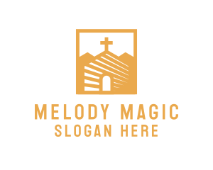 Golden Church Chapel logo design