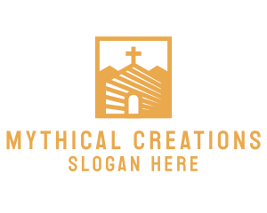 Golden Church Chapel logo design