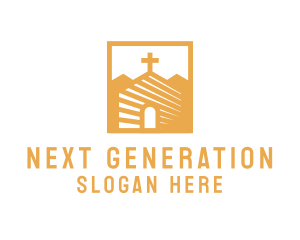 Golden Church Chapel logo design