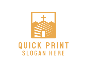 Golden Church Chapel logo design