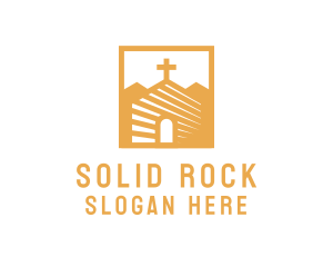 Golden Church Chapel logo design