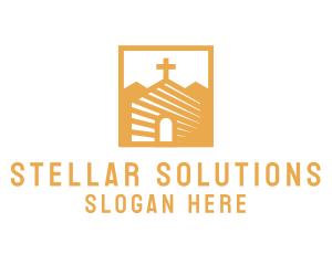 Golden Church Chapel logo design