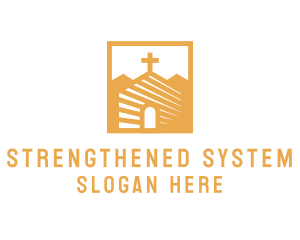 Golden Church Chapel logo design