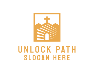 Golden Church Chapel logo design